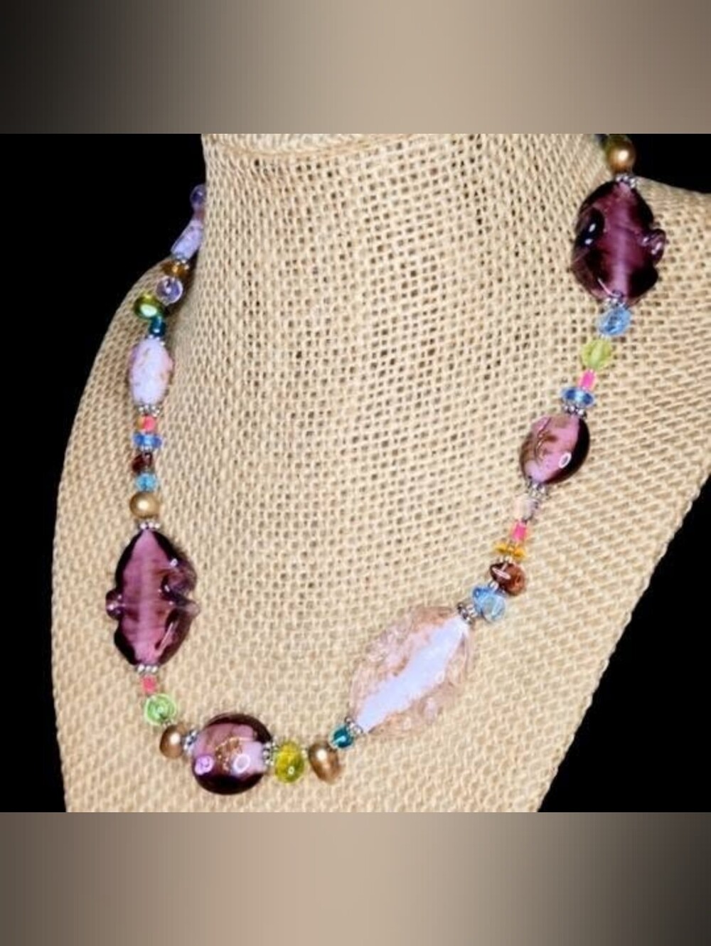 Art Glass Necklace